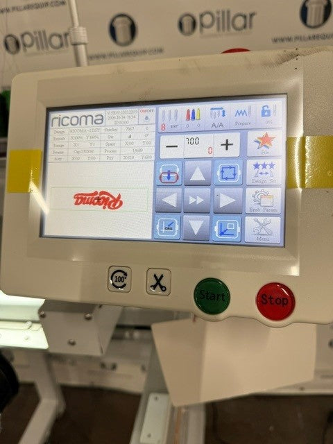 2025 Ricoma Single Head Embroidery Machine