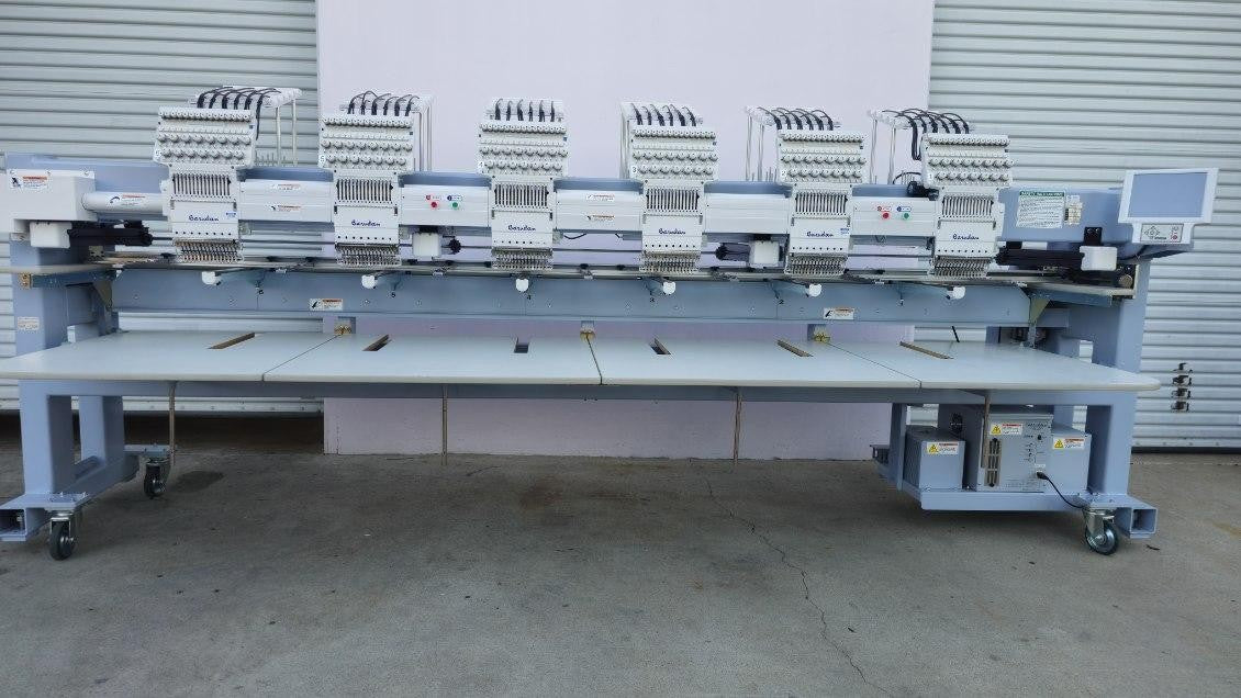 BEKY-S1506CII – 2025 Barudan 6-Head 15-Needle Embroidery Machine