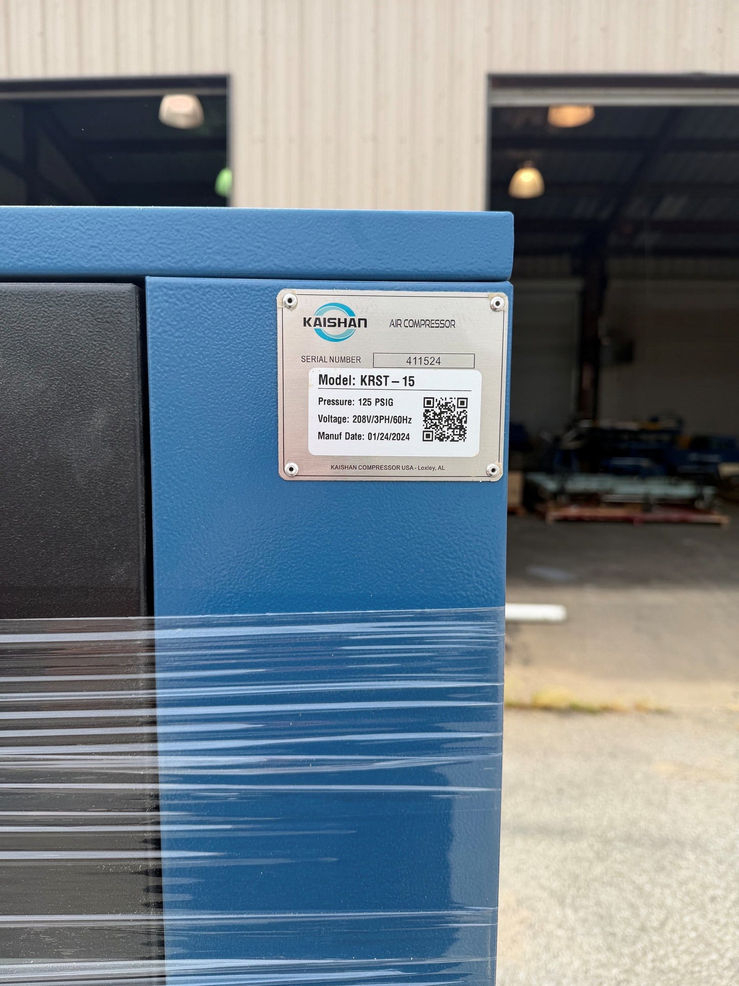 2024 Kaishan KRST-15 Air Compressor