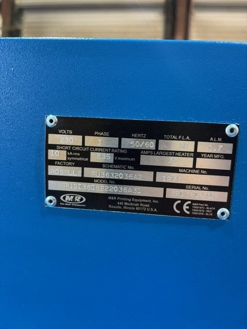 2019 M&R Fusion Dryer