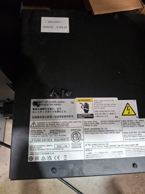 2023 Mimaki JFX200-2513EX UV Flatbed