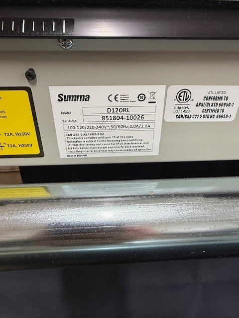2020 Summa Vinyl Cutter