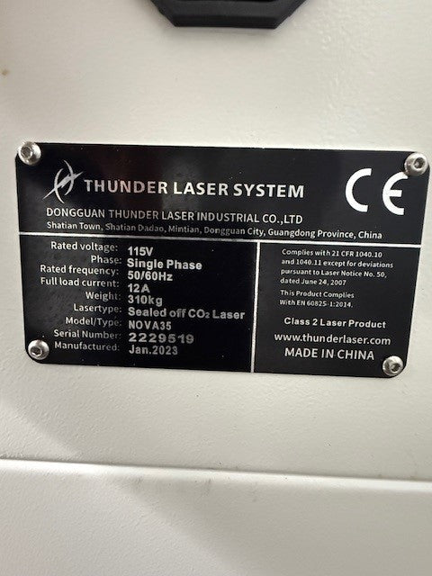 2023 Thunder Laser Nova35