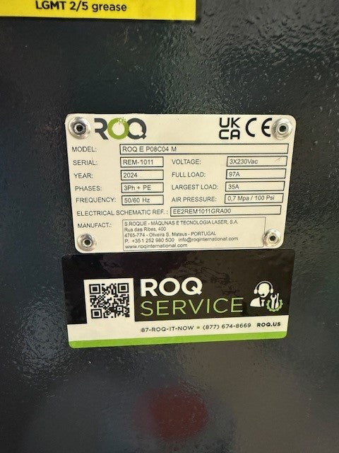 2024 ROQ E 4 Color, 8 Station